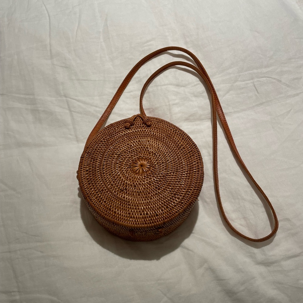 Straw Crossbody Bag